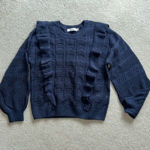 JustFab blue sweater size S